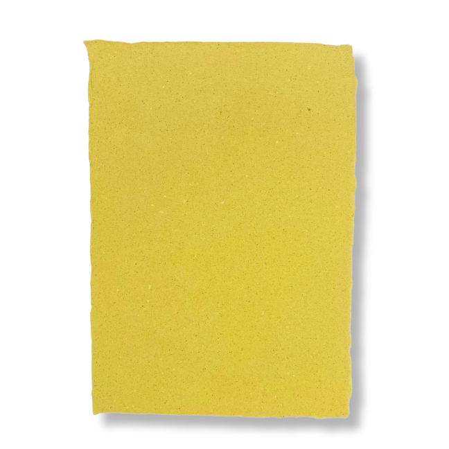 Ruční papír, žlutý A4 (5 listů)