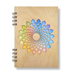 Dřevěný zápisník, Mandala