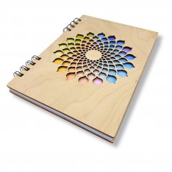 Dřevěný zápisník, Mandala