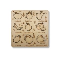 Vkládačka ovoce, montessori