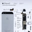 Obraz, Apple iPhone 5 černý - Barva rámečku: Černá