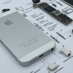 Obraz, Apple iPhone 5S bílý