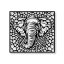 Slon, nástěnná dekorace - Velikost: 60x55 cm