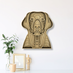 Labrador, nástěnná dekorace