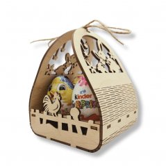 Dřevěný košíček na vajíčka