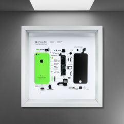 Obraz, Apple iPhone 5C zelený