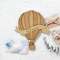 Sada dřevěných milníčků, balón (12ks)